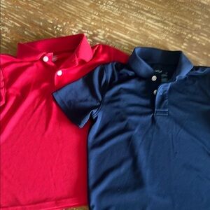 Cat & Jack Red and Blue Polo Shirt Set